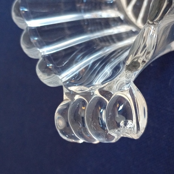 HEISEY CRYSTOLITE PATTERN PRESSED GLASS OVAL BOWL MADE BETWEEN 1938 AND 1957. - Picture 6 of 8